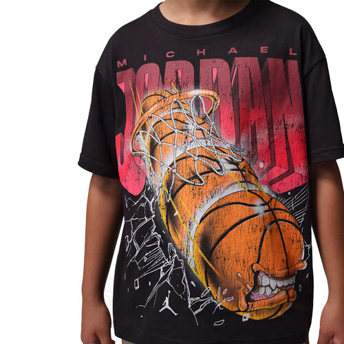 REMERA JORDAN MONSTER BLACK KIDS