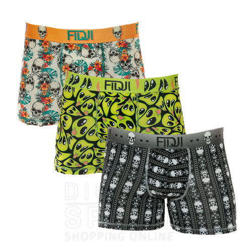 PACK X 3 BOXERS FULL PRINT