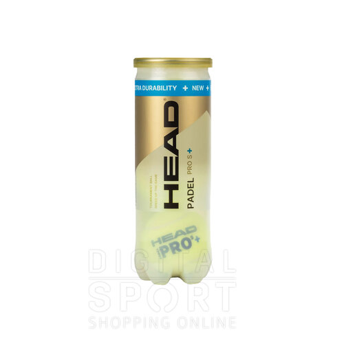 TUBO X 3 PELOTAS HEAD PADEL PRO+