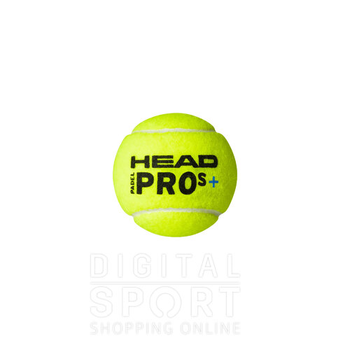 TUBO X 3 PELOTAS HEAD PADEL PRO+