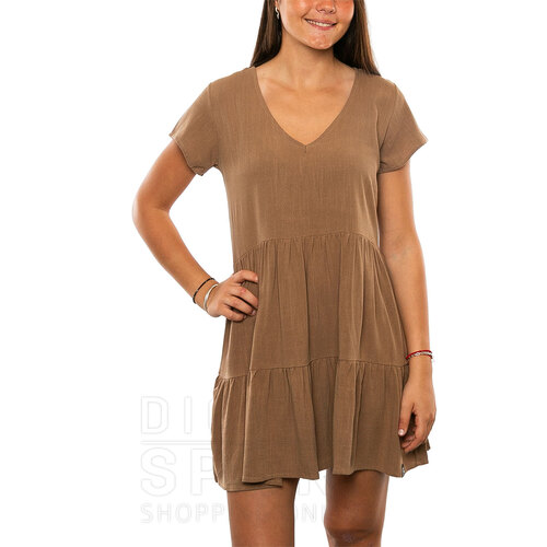 VESTIDO TIERED DRESS LD TOASTED