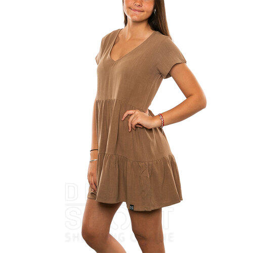 VESTIDO TIERED DRESS LD TOASTED