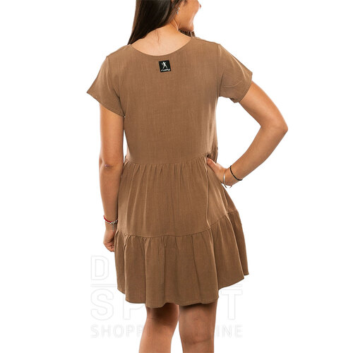 VESTIDO TIERED DRESS LD TOASTED