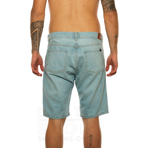 BERMUDA STRAIGHT RIPPED BLUE