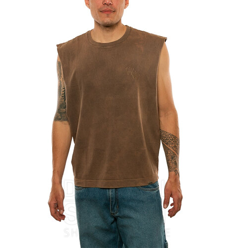 REMERA MUSCLE ALBARN CROP