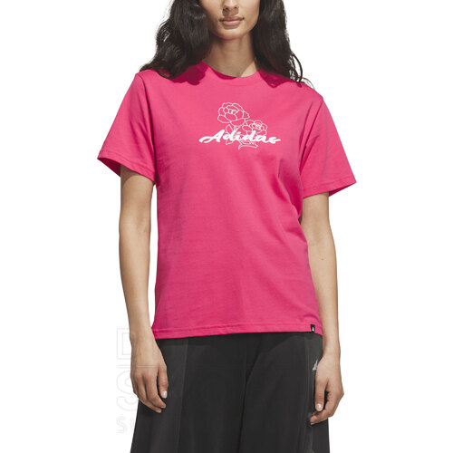 REMERA GRAPHIC FLORAL WORDMARK