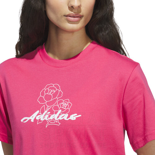 REMERA GRAPHIC FLORAL WORDMARK