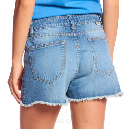 SHORT JEAN MID FRAYED
