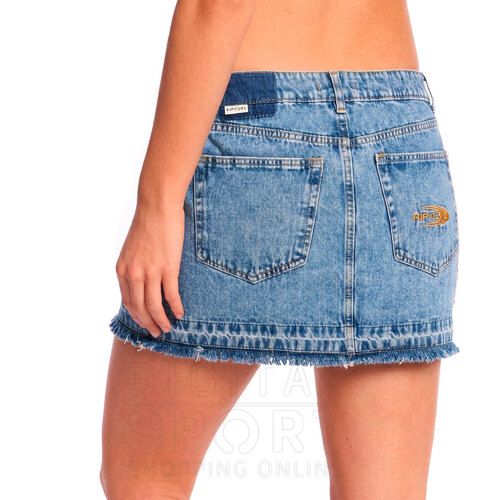 POLLERA JEAN LOW DESTRUCTOR