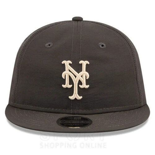 GORRA 9FIFTY NEW YORK METS NEGRA NYLON - MLB SNAPBACK PREMIUM