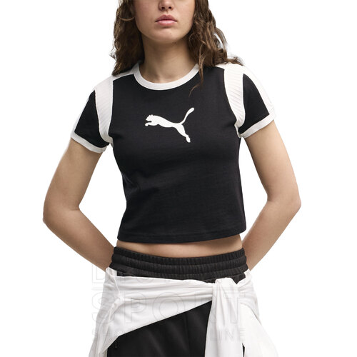 REMERA T7 GRAPHIC RINGER BABY TEE