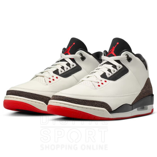 BOTAS AIR JORDAN 3 RETRO OG SAIL AND UNIVERSITY RED