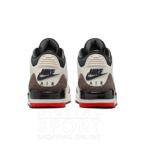 BOTAS AIR JORDAN 3 RETRO OG SAIL AND UNIVERSITY RED