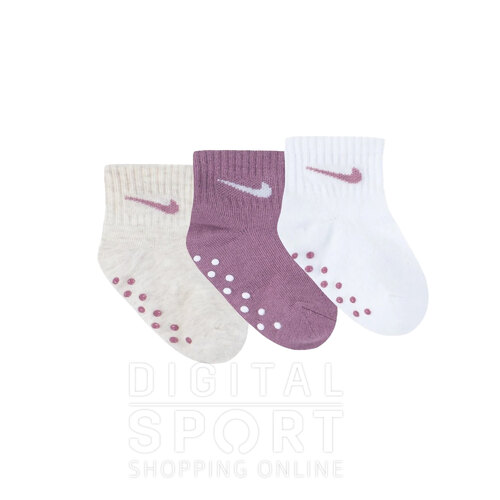 PACK X 3 MEDIAS CORE SWOOSH GRIPPED