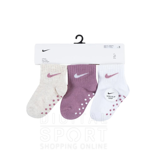 PACK X 3 MEDIAS CORE SWOOSH GRIPPED