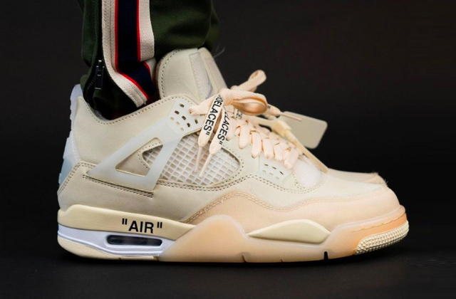 AIR JORDAN 4 OFF-WHITE "SAIL"