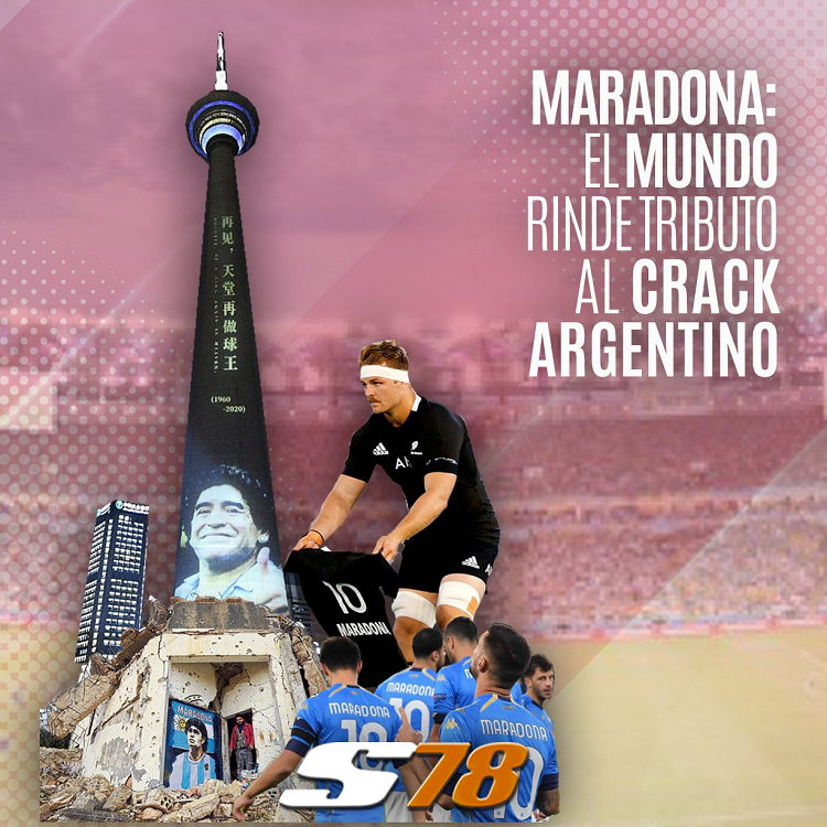 Maradona homenajes mundo feed